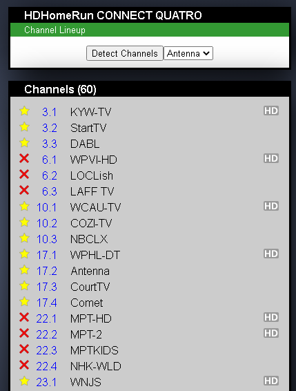 Hdhr Channels 3